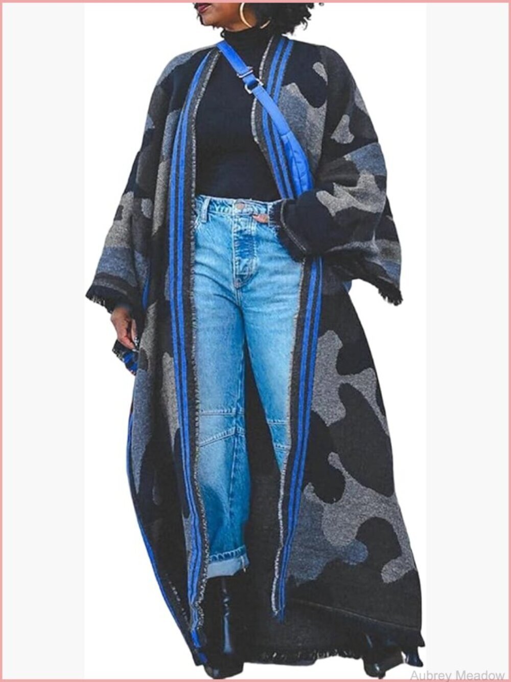 Floor Length Long Cardigan Sweater Open Front Duster Jacket Coat